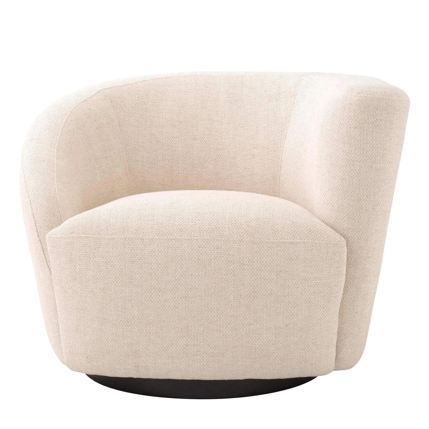 Eichholtz Colin Right Hand Swivel Chair In Pausa Natural Fabric 1 Eichholtz Colin Right Hand Swivel Chair In Pausa Natural Fabric