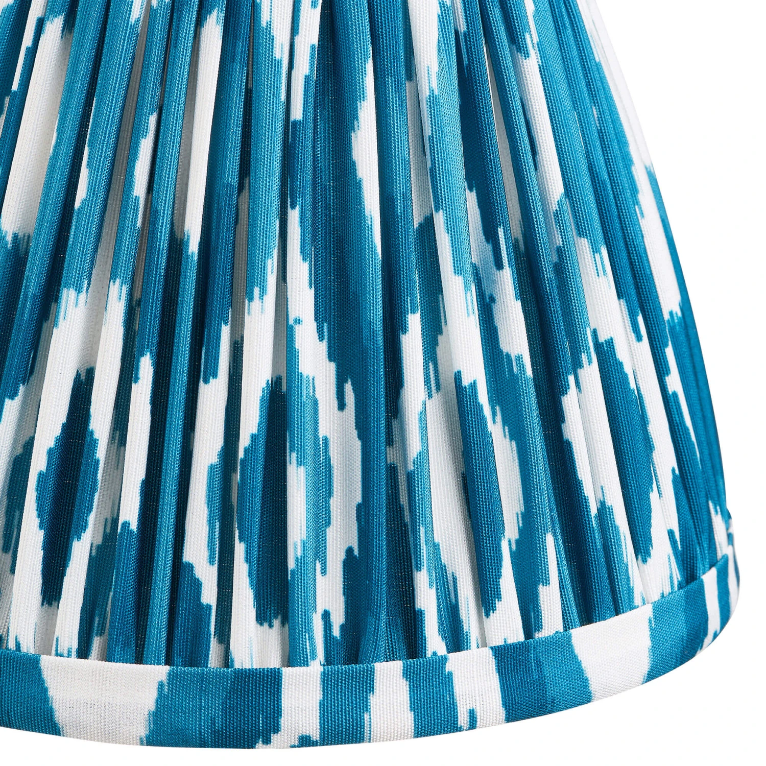 Ikat Marine Blue 16cm Light Shade 2 Ikat Marine Blue 16cm Light Shade - Image 2