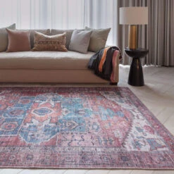 Kaya Shiva Red 200cm X 290cm Rug