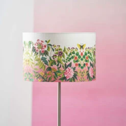 Designers Guild Ikebana Fuchsia Pink 14 Inch Drum Shade