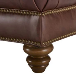 Wentworth Kodak Clove Brown Leather Rectangular Footstool -Housingunits e0029187d42f6d1d03f4c2651906f9aa