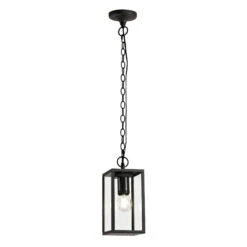 Jama Graphite Black Outdoor Pendant Light