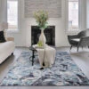 Aurora Foam Metallic Blue 160 X 230cm Rug