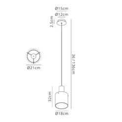 Lino Ribbed Beige Stone & White Wide Line Glass Pendant Light -Housingunits e07ca75d4381f2e30307560e5ea96d64