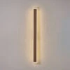 Milton Dark Brown 1M Rectangular Outdoor Wall Light