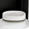 Bianco Ivory White Resin Soap Dish