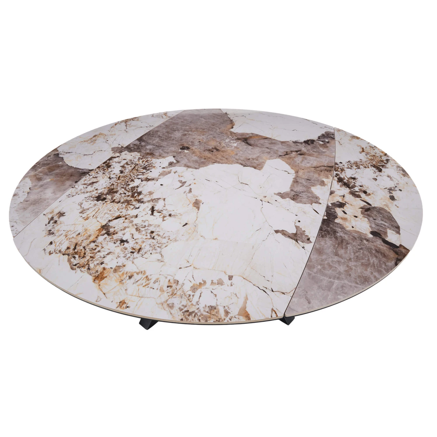 Fiora Casa Volari Round Ceramic Extending Dining Table 6 Fiora Casa Volari Round Ceramic Extending Dining Table - Image 6