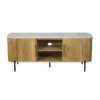 Rochelle Mango Wood & Marble TV Unit