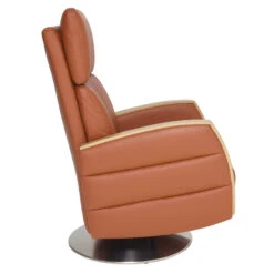 Ercol Noto Caramel Leather Recliner Chair -Housingunits e2715d2063f061a6a880dd1e0e78fd6c