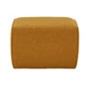 Aarhus Mustard Boucle Fabric Square Footstool