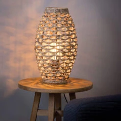 Rabat Water Hyacinth Table Lamp