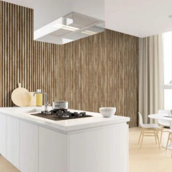 Wood Slats Natural Wallpaper -Housingunits e333bf884db4dc8c2526cea966c07ee7