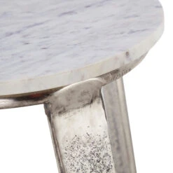 Casablanca Oval Side Table With Marble Top -Housingunits e4467d9a931d1934f22cf65c8976a42c