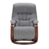 Himolla Mosel Maxi Grey Fabric Manual Recliner Chair