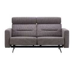 Stressless Stella 2 Seater Sofa In Holly Greige Fabric & Matt Black -Housingunits e478a82f5504cb76baa63be3ca96cb3b 1