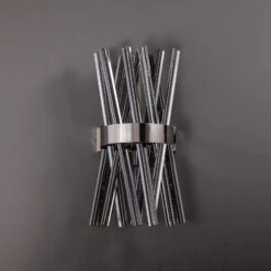 Bravo Nickel & Smoked Glass Wall Light 5 Bravo Nickel & Smoked Glass Wall Light -Housingunits e4bf7c5bb0d10f7c4d90d76198bf08dd 1