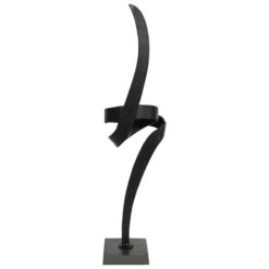 Libra Textured Black Abstract Knot Sculpture -Housingunits e50577563c69c96558522116bb3e17f0 1