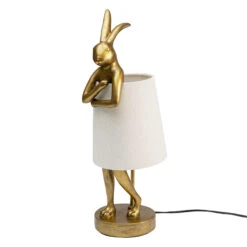 Gold Modest Rabbit 50cm Table Lamp With White Shade -Housingunits e66f4833aa1e2253aed68530ec62f919 1