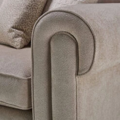 Theodora Peru Linen Fabric Snuggler Sofa -Housingunits e6bdb20dac1515a239a40df455651888