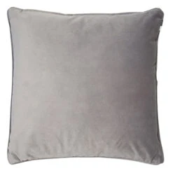 Luxe Grey Velvet Cushion