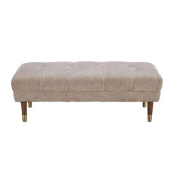 At The Helm Grace Stone Fabric Footstool