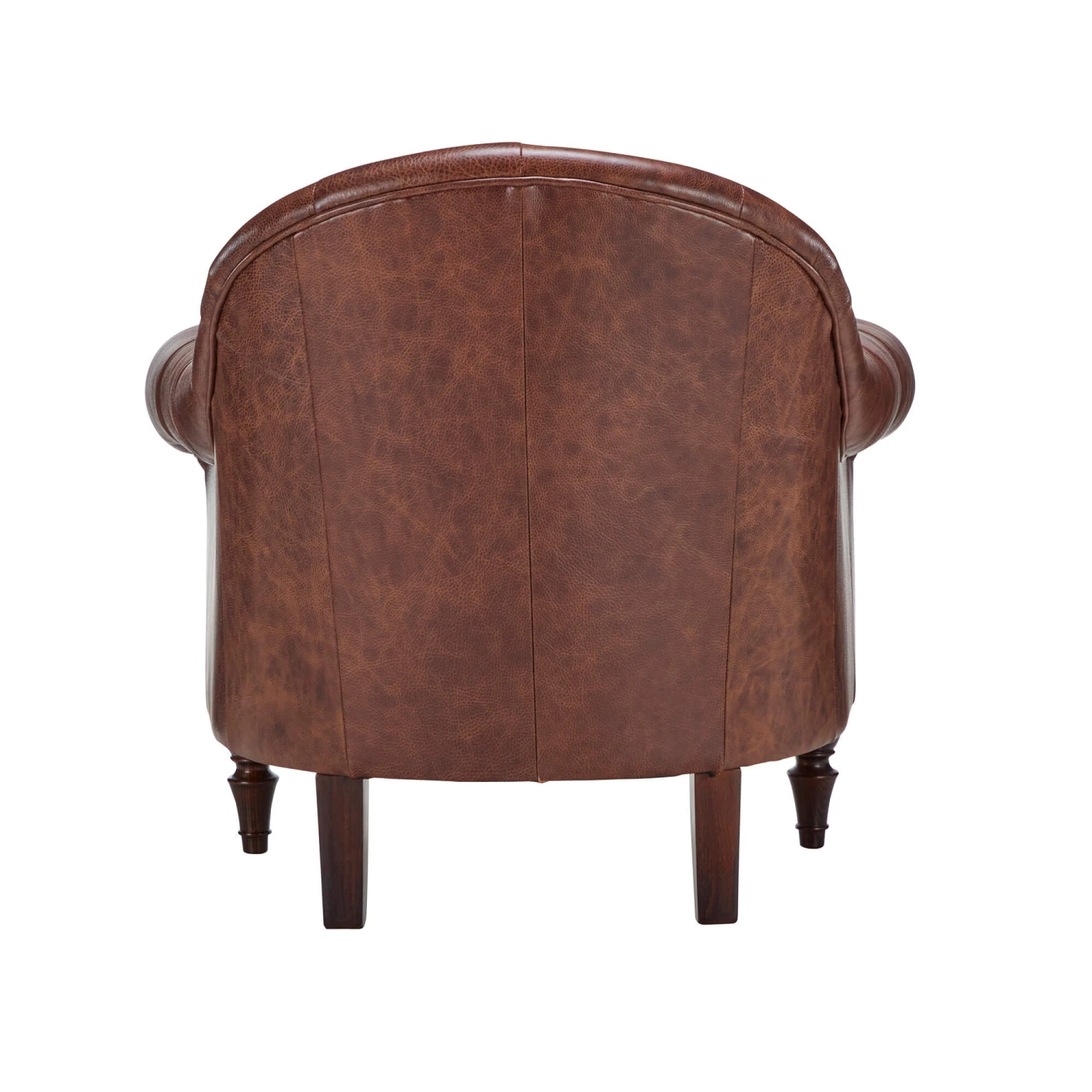 Tetrad Beaton Mahogany Brown Leather Armchair 4 Tetrad Beaton Mahogany Brown Leather Armchair - Image 4