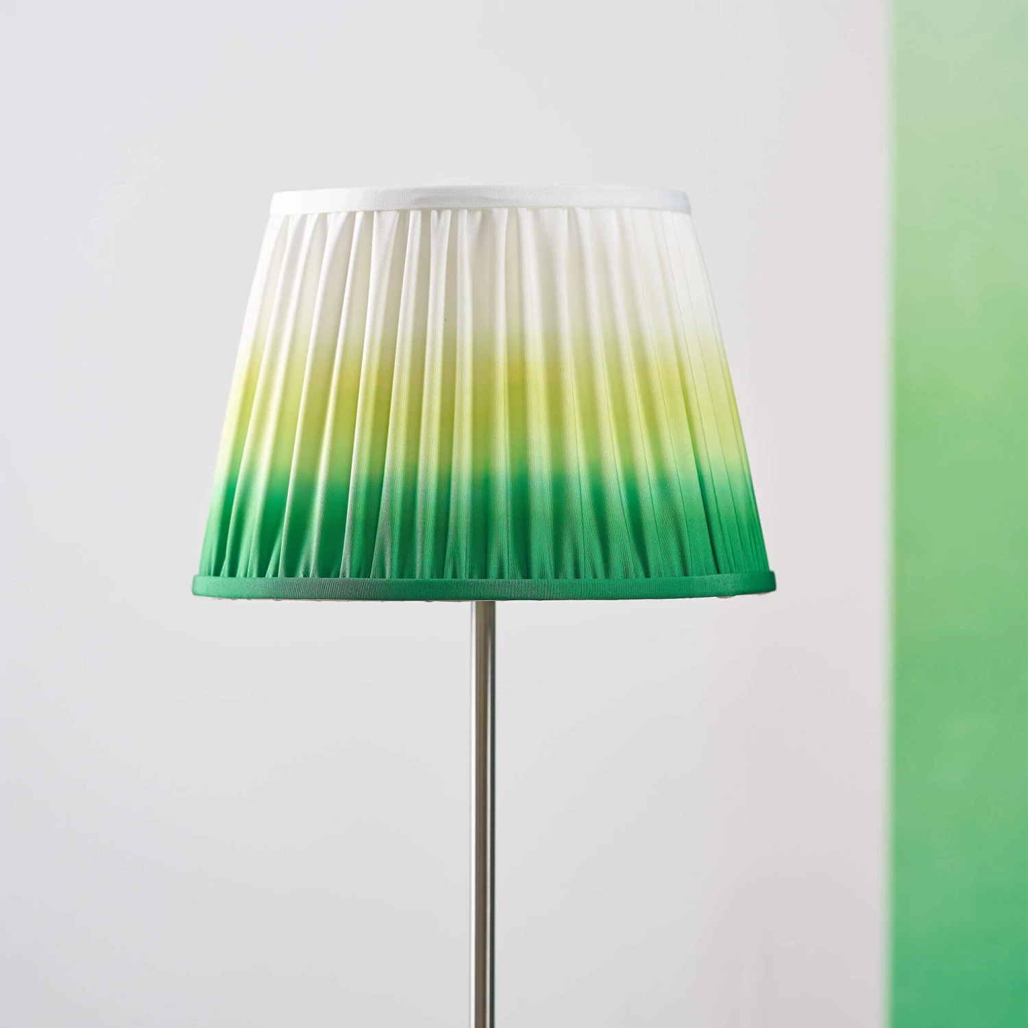 Designers Guild Savoie Emerald Green 14 Inch Pleated Shade 1 Designers Guild Savoie Emerald Green 14 Inch Pleated Shade