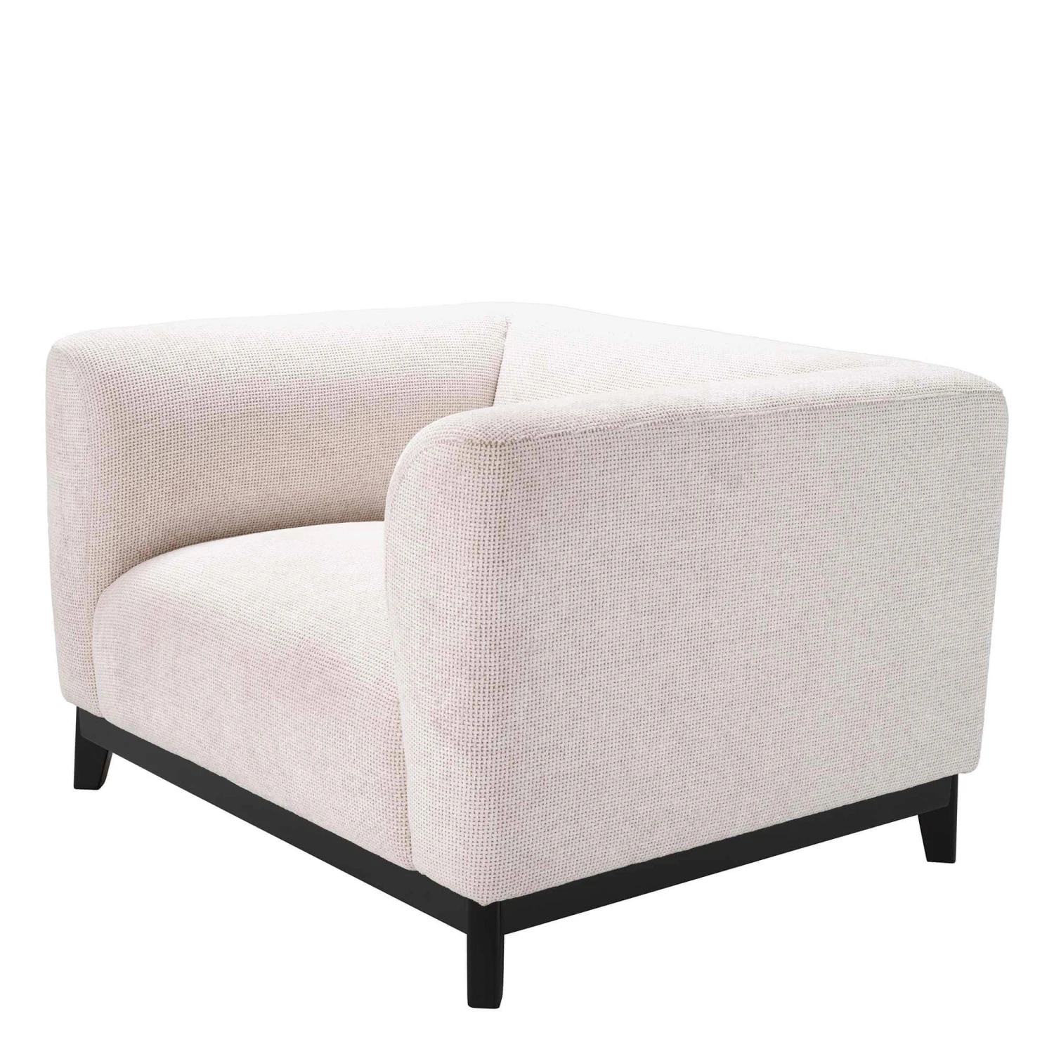 Eichholtz Corso Armchair In Lyssa Off-White Fabric 4 Eichholtz Corso Armchair In Lyssa Off-White Fabric - Image 4