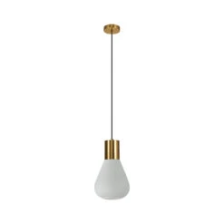 Cuba Gold Frost Pendant Light