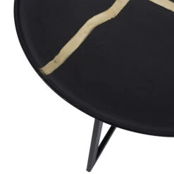 Libra Arizona Set Of 2 Black And Gold Coffee Tables -Housingunits e96a5a81a56e3265b027c770d95b3941