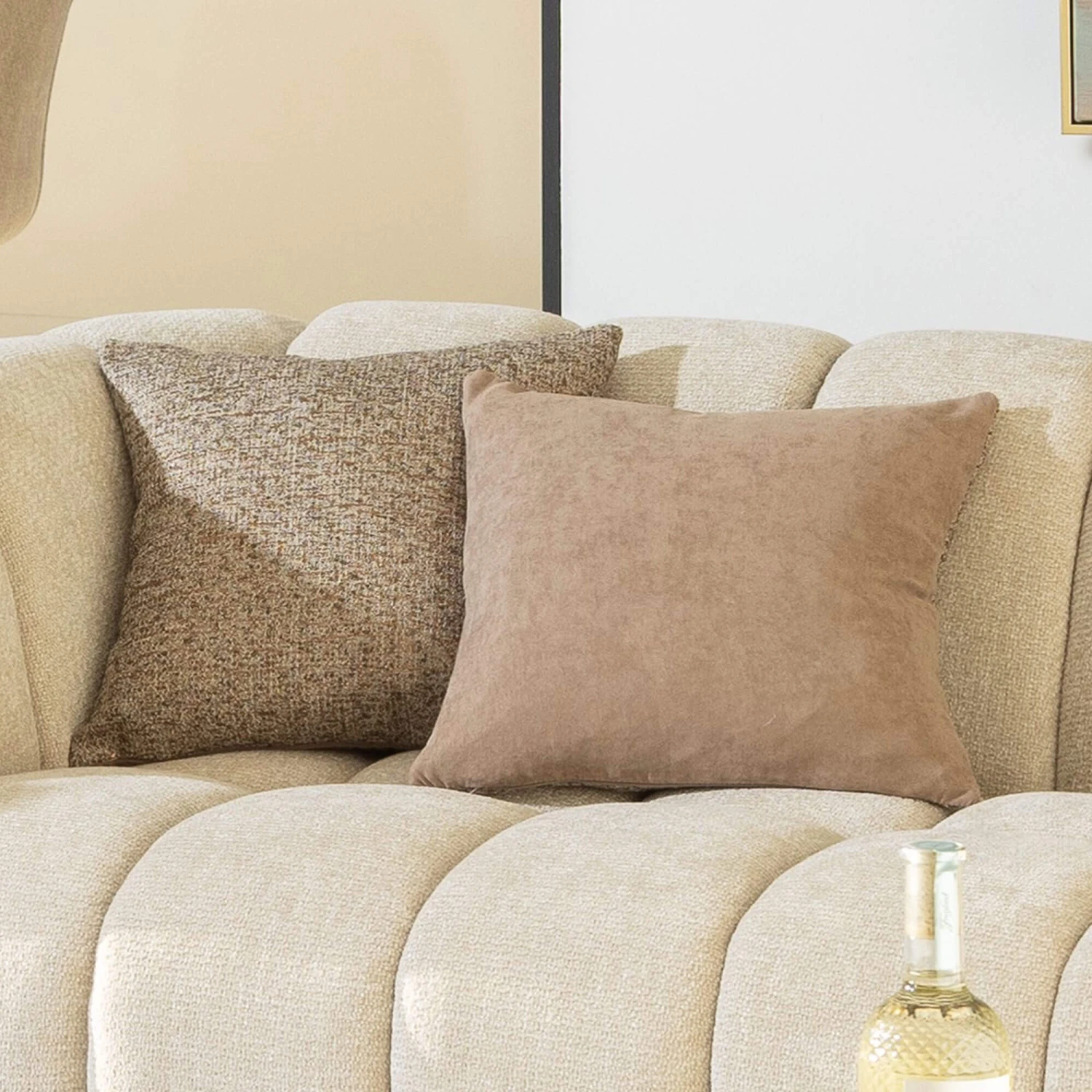 Flecks Taupe Cushion 1 Flecks Taupe Cushion