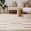 Valley Natural 200x290 Ivory Tile Rug