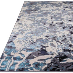 Aurora Foam Metallic Blue 160 X 230cm Rug 6 Aurora Foam Metallic Blue 160 X 230cm Rug -Housingunits ea7293f2e66d0909a652b0ded3f0a45b