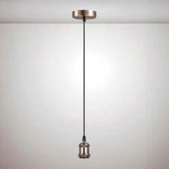 Hipsa 1.5m Antique Copper Pendant Light Cable And Bracket