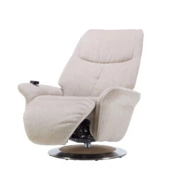 Himolla Loona Small Cream Fabric Electric Recliner Chair -Housingunits ebcdb46ff7ff1695a24e909202230fc3