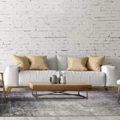 Toros Ombre Charcoal 200cm X 290cm Rug