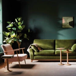 Ercol Siena Natural Oak High Round Side Table -Housingunits ecf4f5876c8bf096051e10c104875376