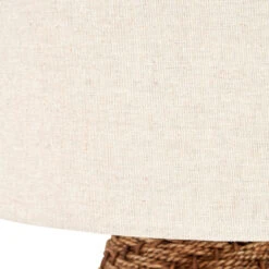 Andros Brown Woven Seagrass Table Lamp With Cream Shade -Housingunits edea229b9735ce93d7496ca7e83aef8c