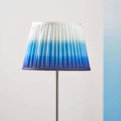 Designers Guild Savoie Cobalt Blue 14 Inch Pleated Shade