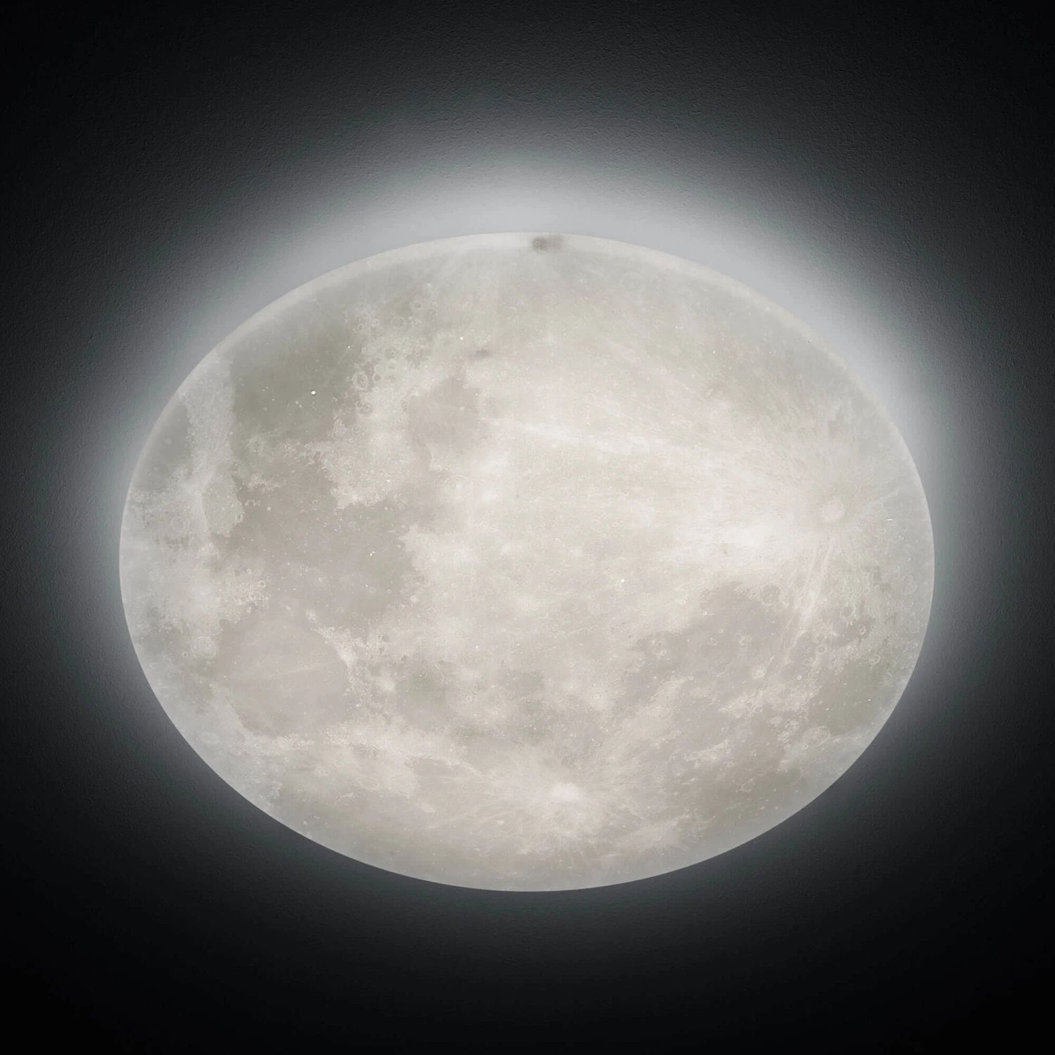 Full Moon 60cm Flush Ceiling Light 4 Full Moon 60cm Flush Ceiling Light - Image 4