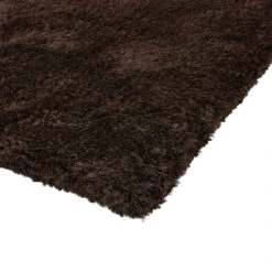 Plush Shaggy Dark Chocolate 160cm X 230cm Rug -Housingunits eef2fdf98696a8496a421895283b00a5 3