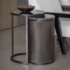 Libra Belvedere Black Nesting Side Tables