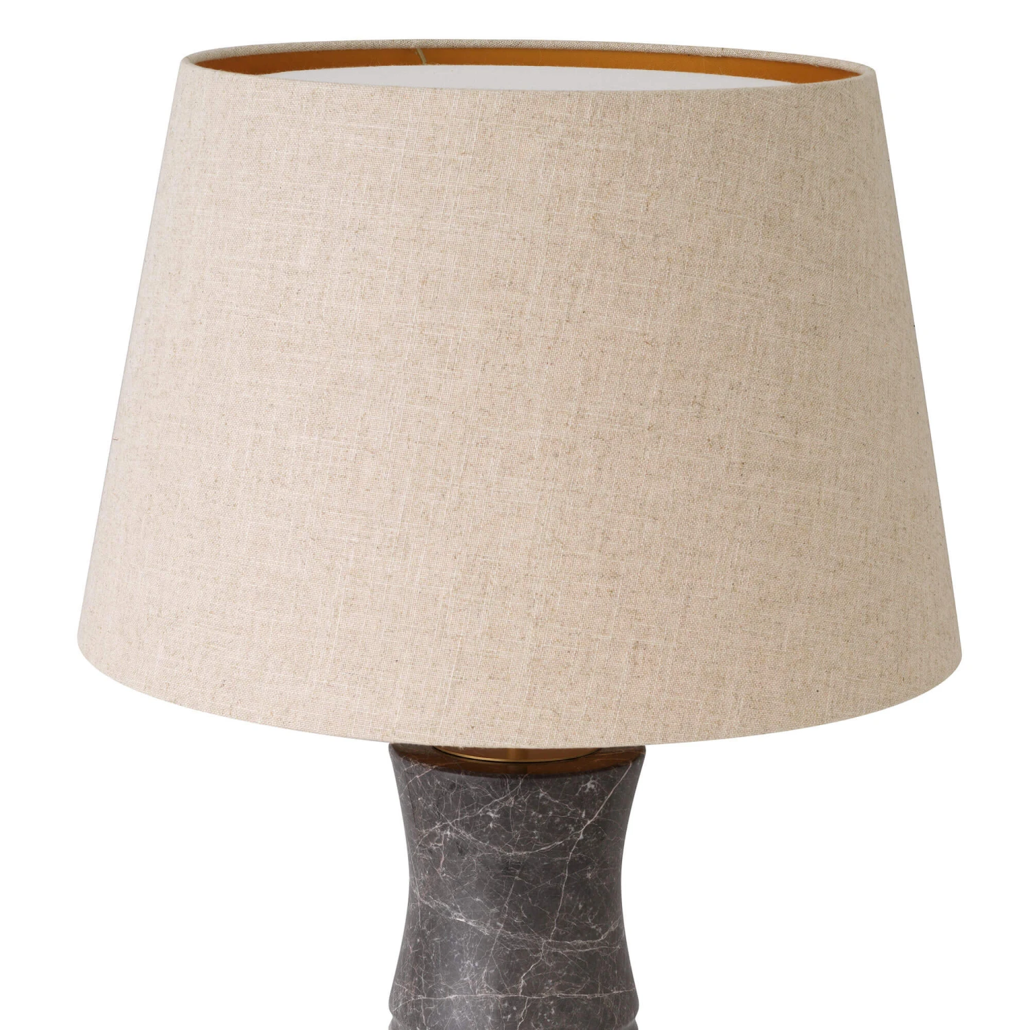 Eichholtz Bonny Grey Table Lamp & Fabric Shade 2 Eichholtz Bonny Grey Table Lamp & Fabric Shade - Image 2