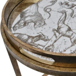 Constellation Map Side Tables Set Of 2 -Housingunits f2ed42e650b00518c338427838d83d8d