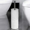 Bianco Ivory White Resin Toilet Brush And Holder
