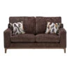 Filton Espresso Fabric 2 Seater Sofa
