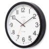 Kempston Black Wall Clock