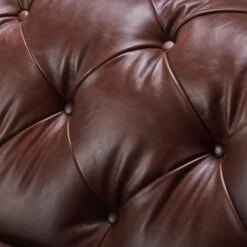 Wentworth Kodak Clove Brown Leather Midi Sofa -Housingunits f462881c516029a732c5e63ad05f8259