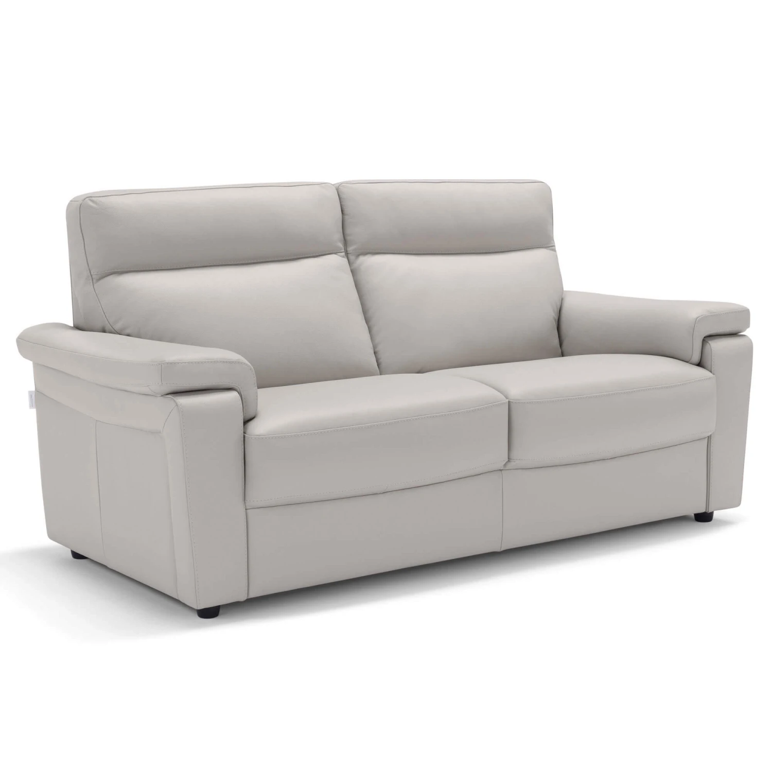 Avalino Stone Leather 2.5 Seater Sofa 2 Avalino Stone Leather 2.5 Seater Sofa - Image 2