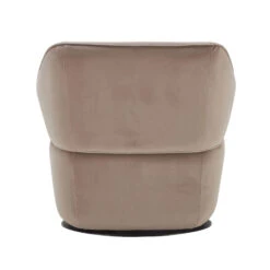 Natuzzi Editions Damen Beige Fabric Swivel Chair -Housingunits f4ca1cd9a2cc0612515448aadd8243b9